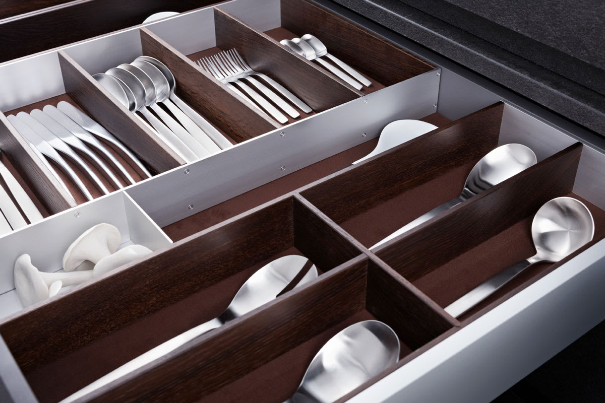 boxtec drawer inserts for silverware and serving ware
