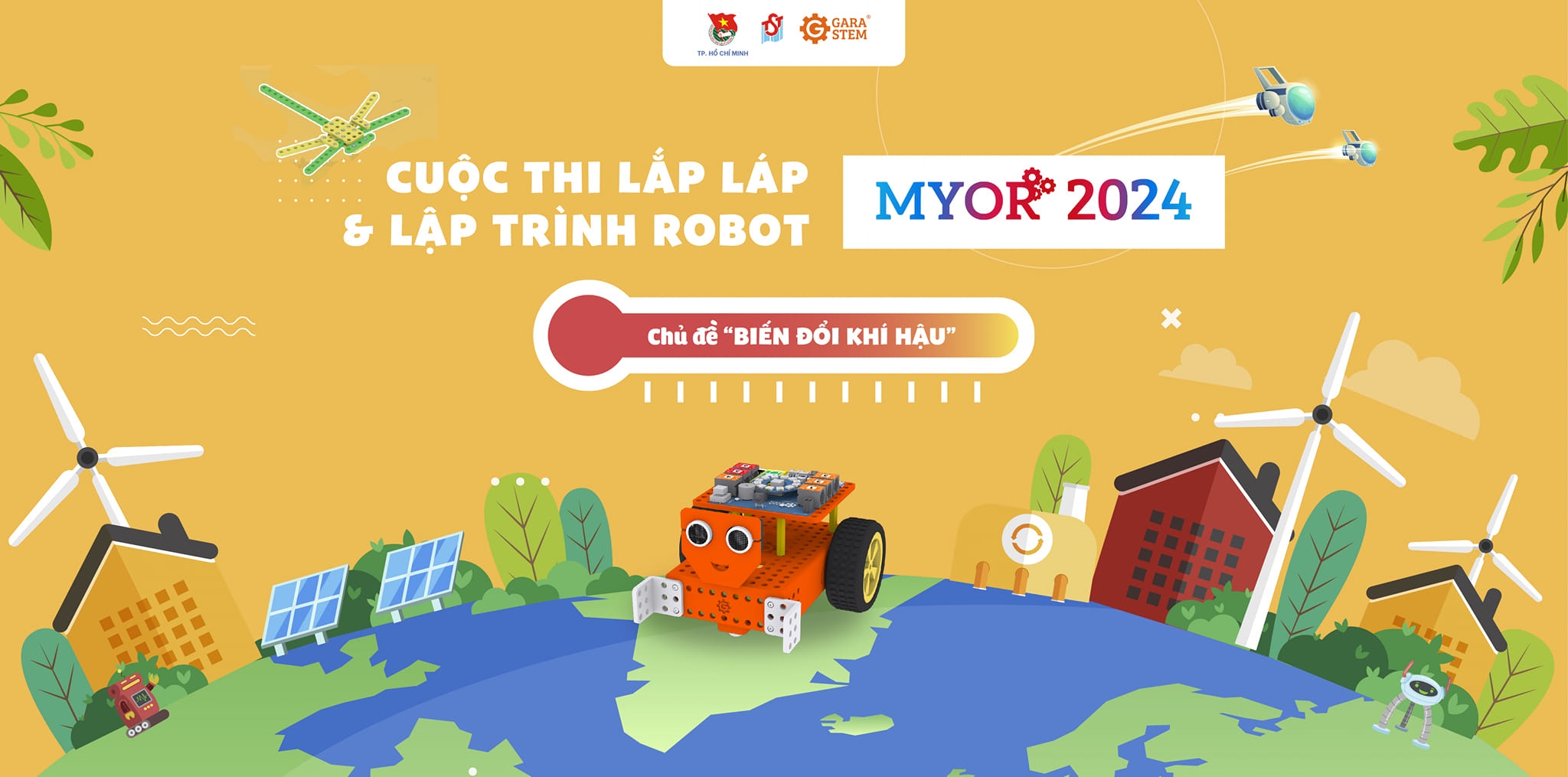 CUỘC THI LẮP RÁP VÀ LẬP TRÌNH ROBOT DÀNH CHO HỌC SINH – MYOR 2024 - BIẾN ĐỔI KHÍ HẬU