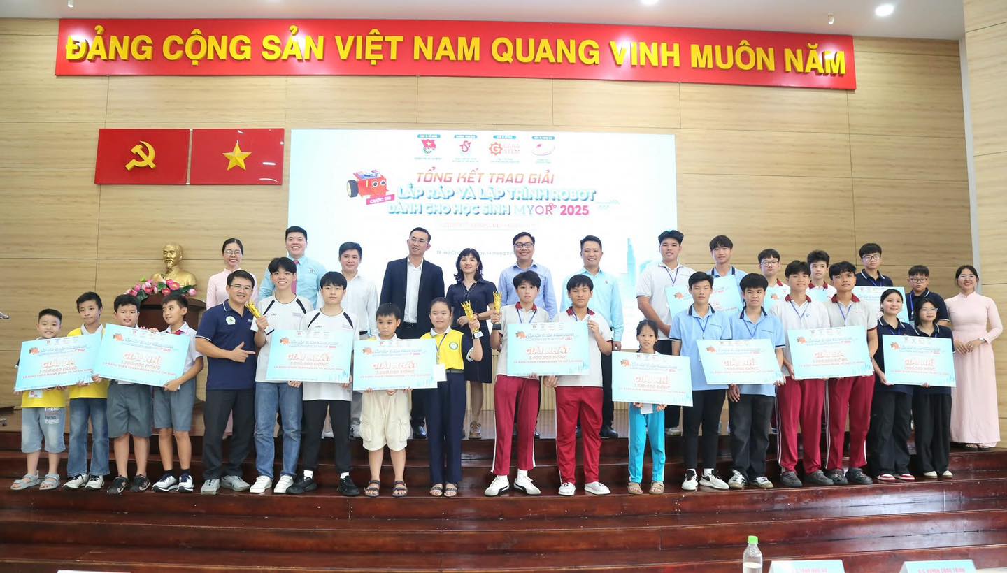 TỔNG KẾT CUỘC THI LẮP RÁP VÀ LẬP TRÌNH ROBOT DÀNH CHO HỌC SINH - MYOR NĂM 2025