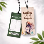 Cloth Tags Gallery View 2 Cloth Tags Printing India - Angle View 2 Premium Quality