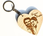 Wooden heart key chain Gallery View 1 wooden heart key chain - Angle View 1 Premium Quality