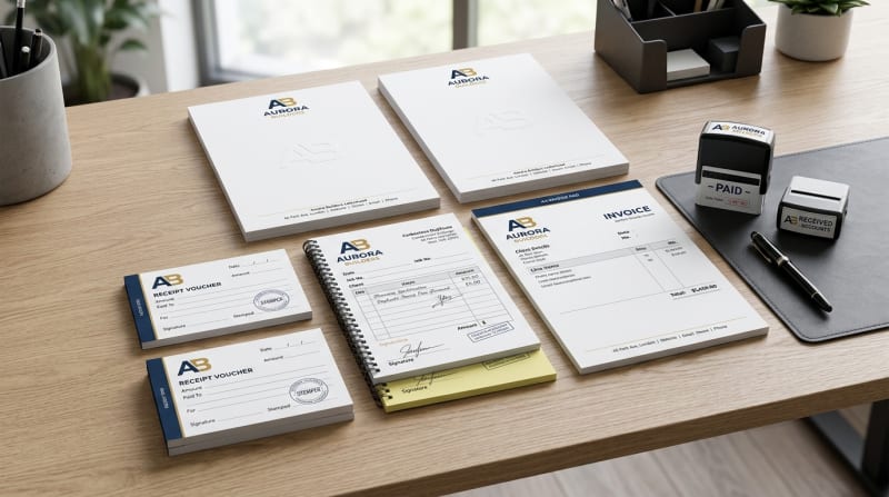 Custom Bill Books