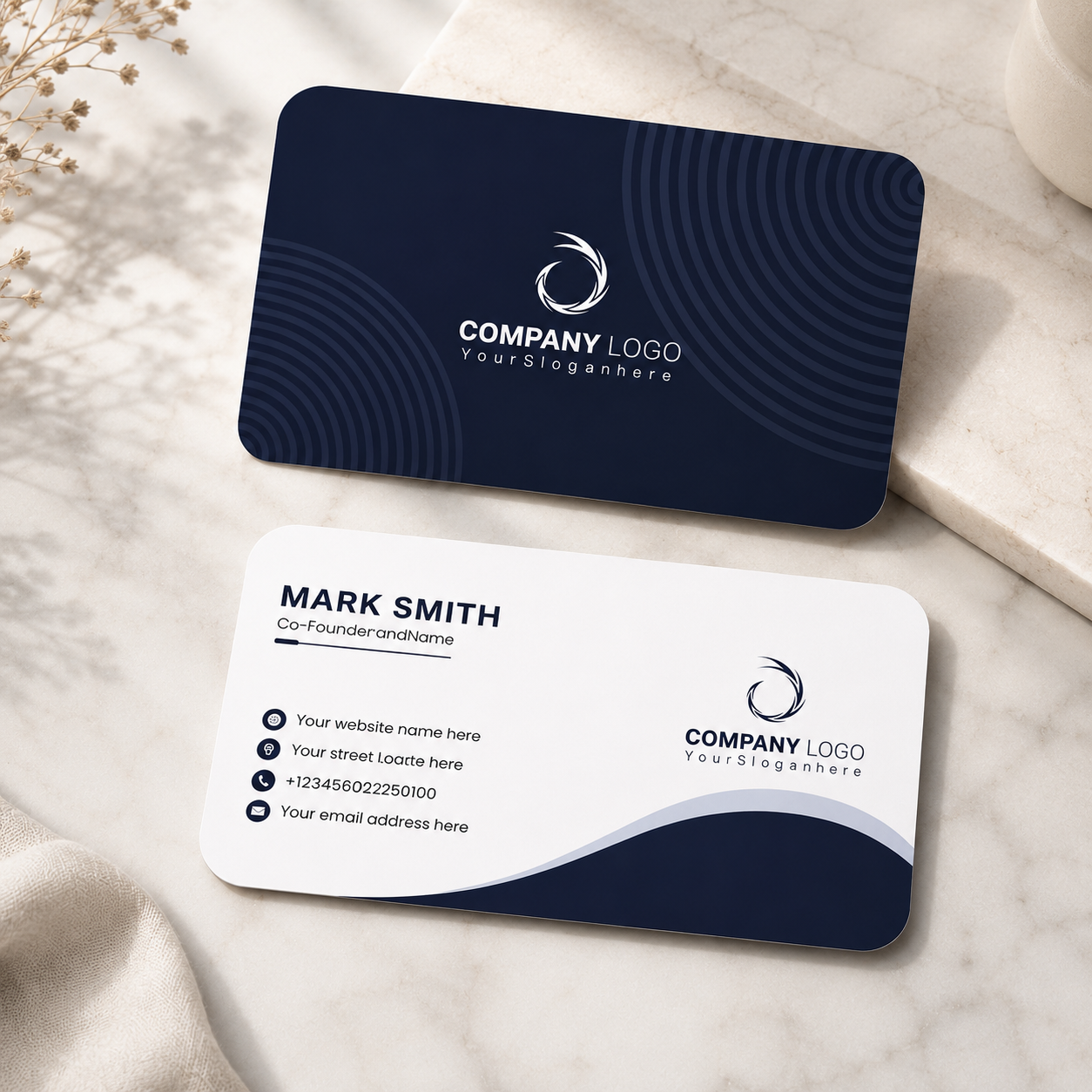ATM Metallic Visiting Cards