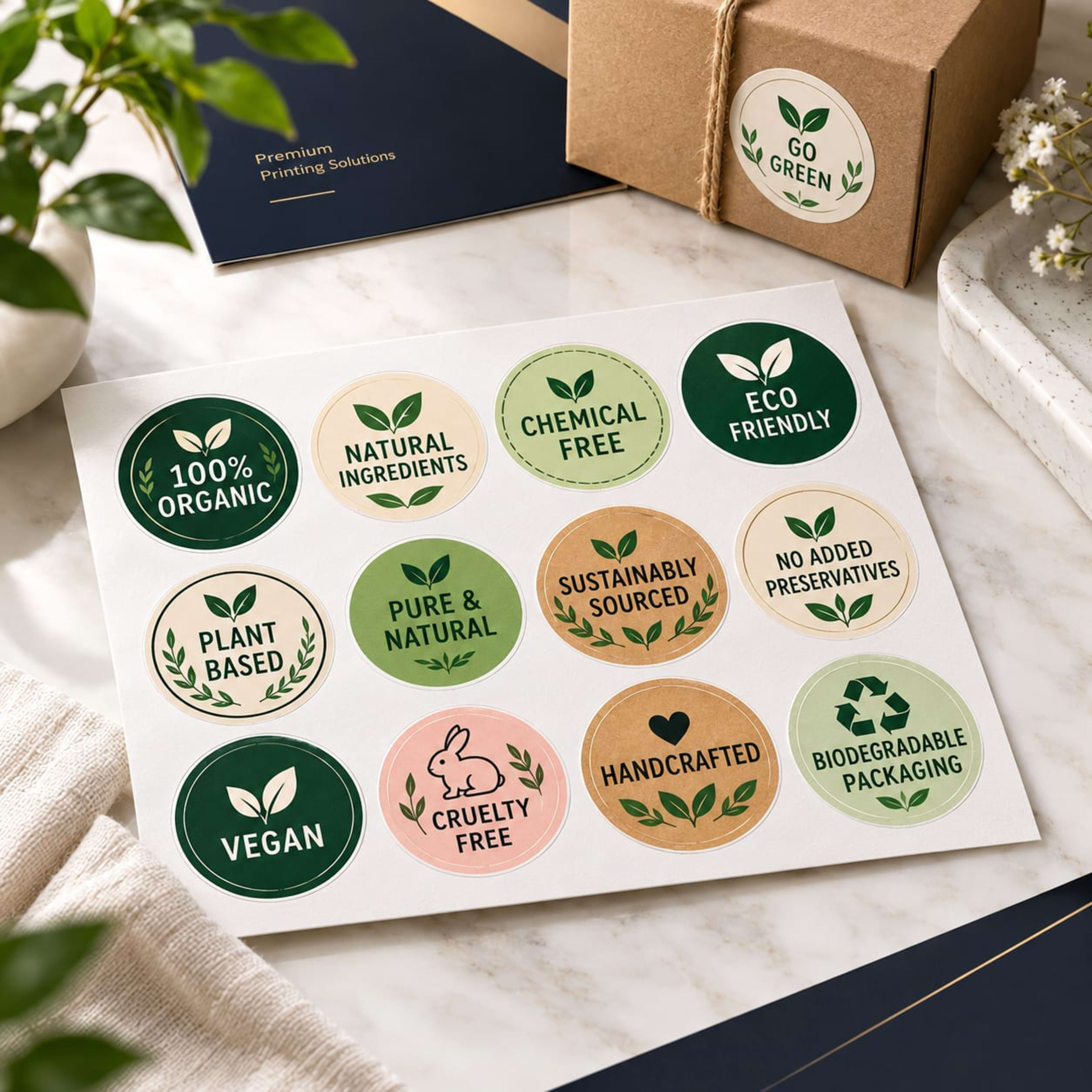 Organic Product Stickers in Chanakyapuri