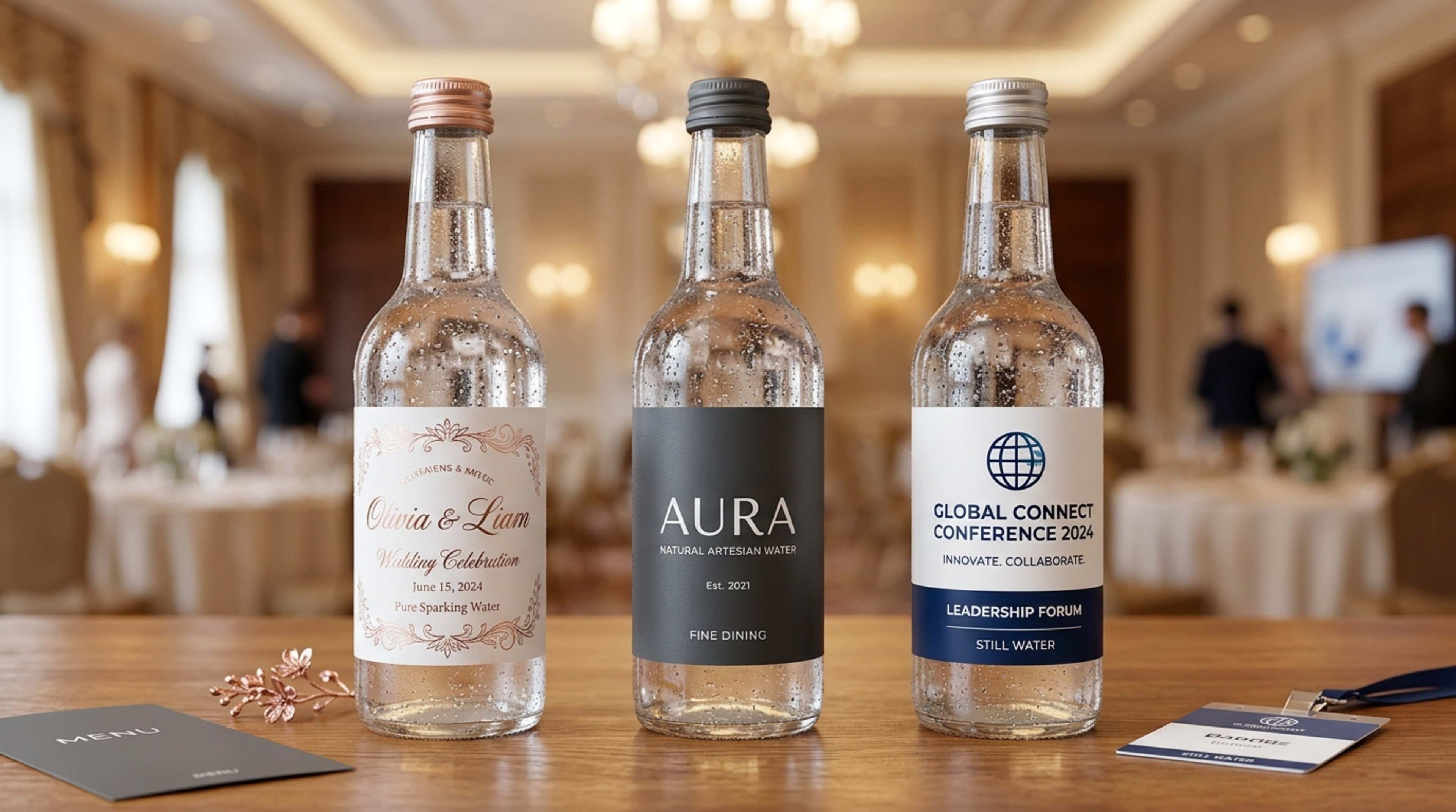 Custom Water Bottle Labels: A Small Thing That Can Make Your Event Look Special