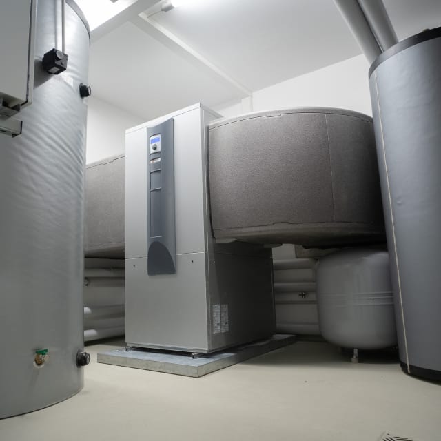 Indoor heating system installation