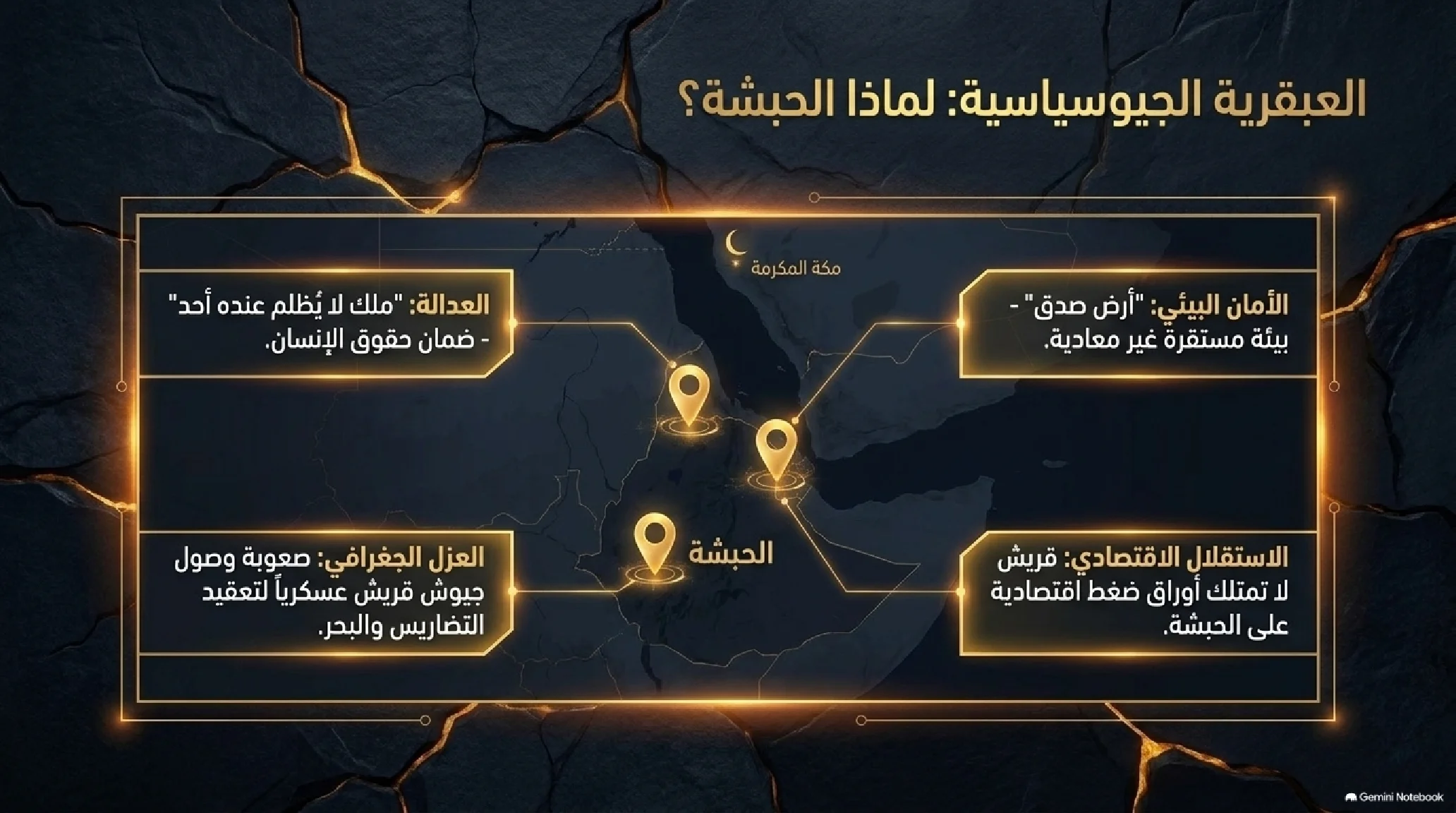 6- فرار بالدين أم صناعة أفق جديد؟ الهجرتان إلى الحبشة وإسلام العمالقة - شريحة 9
