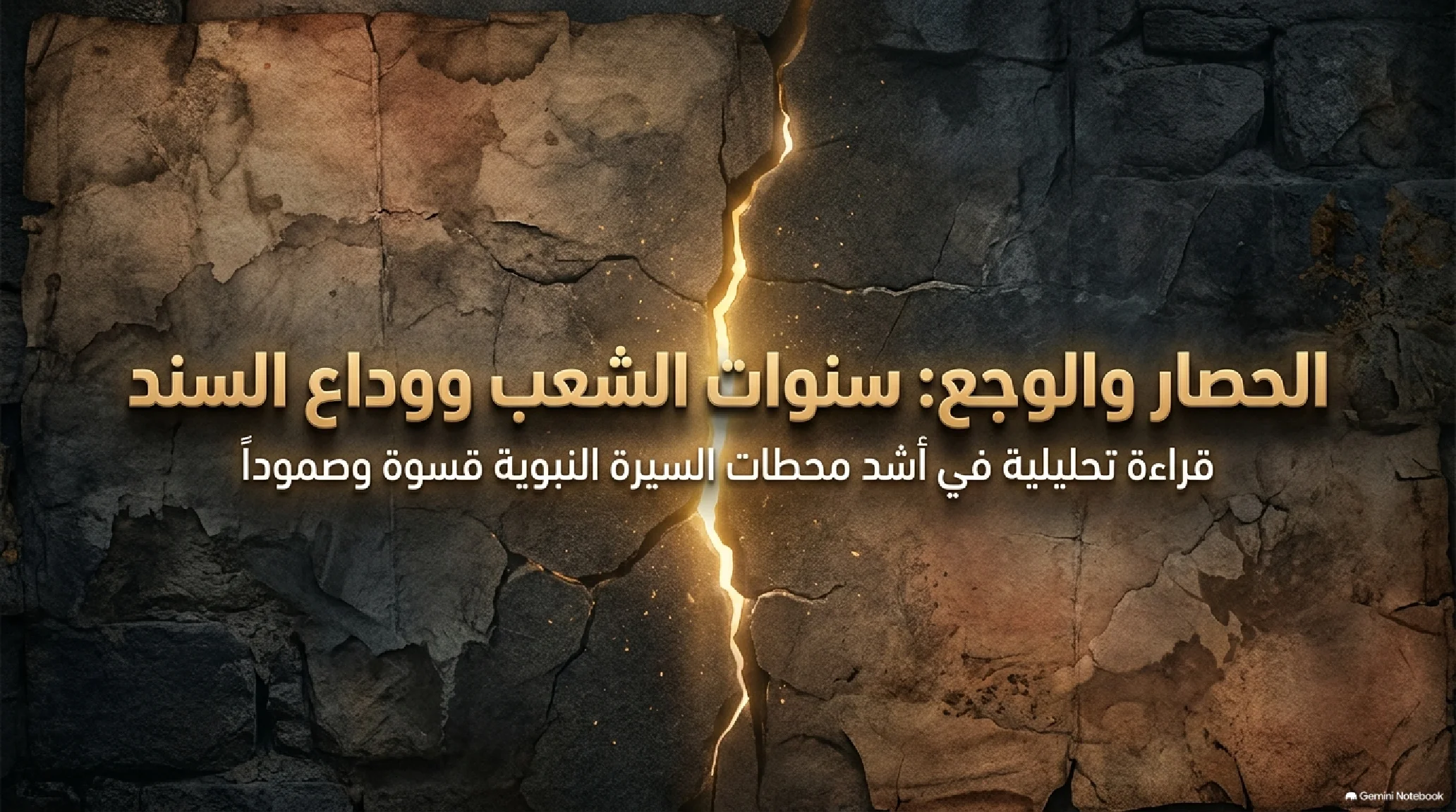 7- الحصار والوجع: ثلاث سنوات في شِعب أبي طالب وعام الحزن - شريحة 1