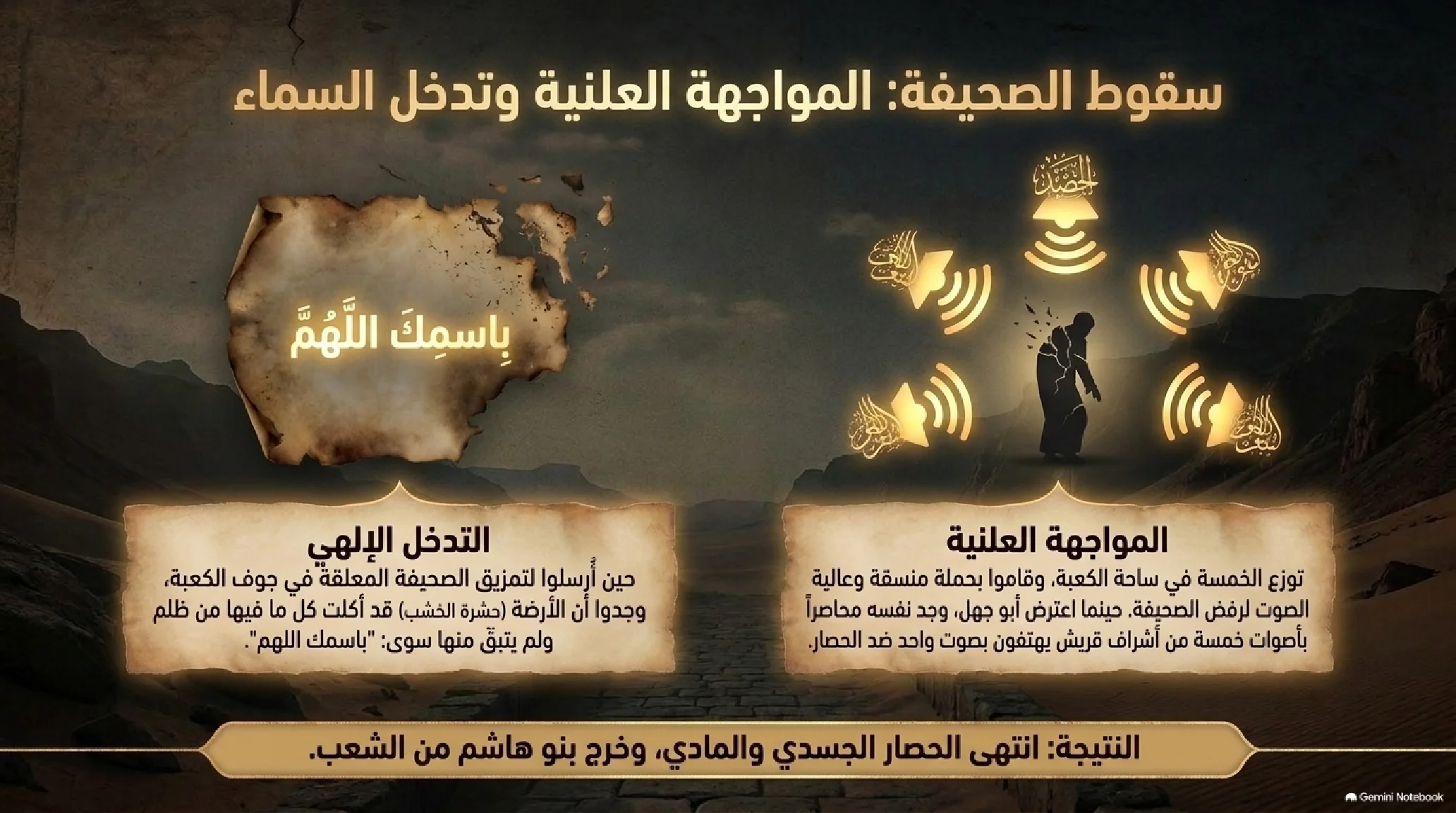 7- الحصار والوجع: ثلاث سنوات في شِعب أبي طالب وعام الحزن - شريحة 8