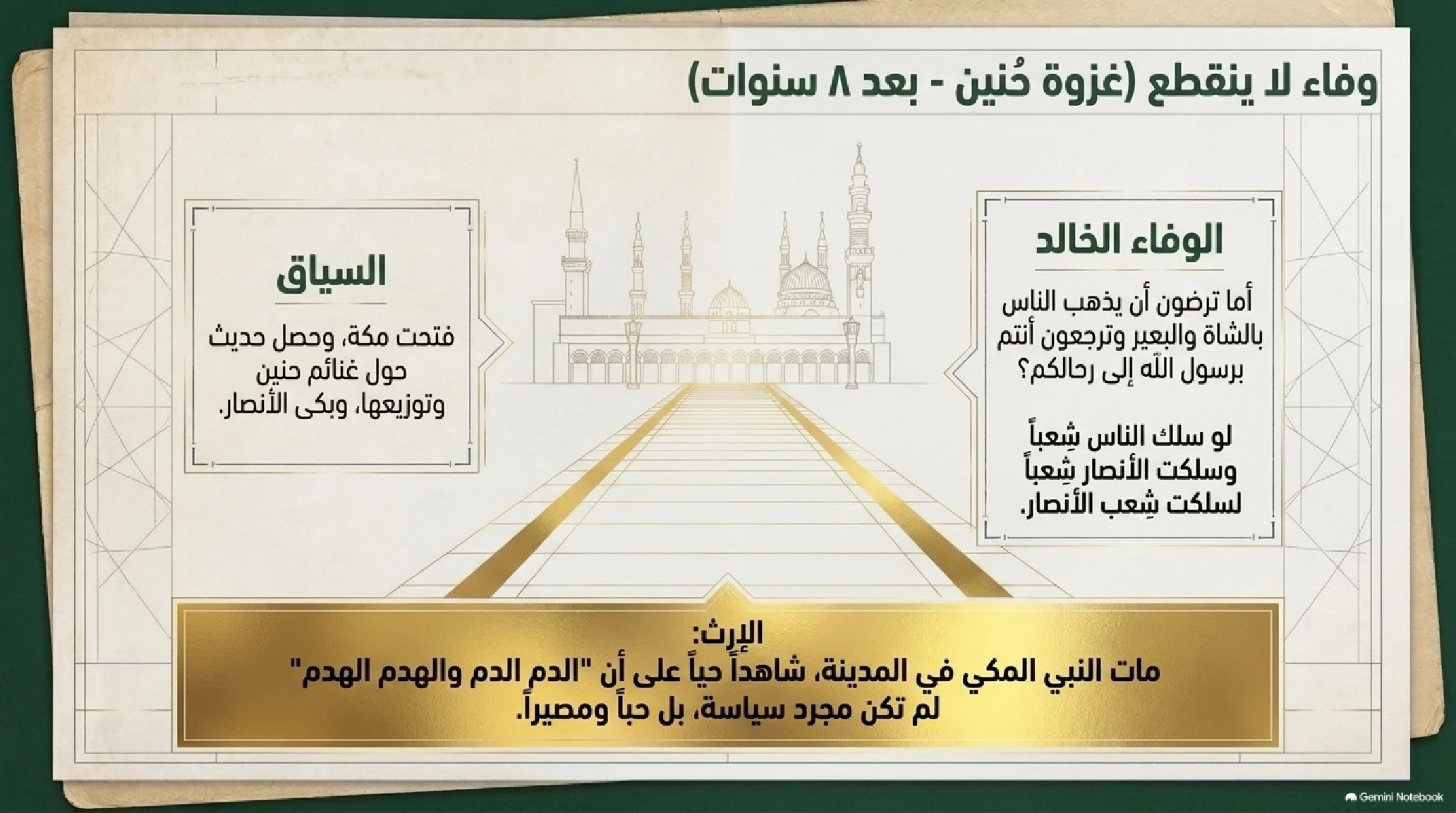 9- معمار السياسة وميلاد الدولة: فقه النصرة في بيعتي العقبة - شريحة 13