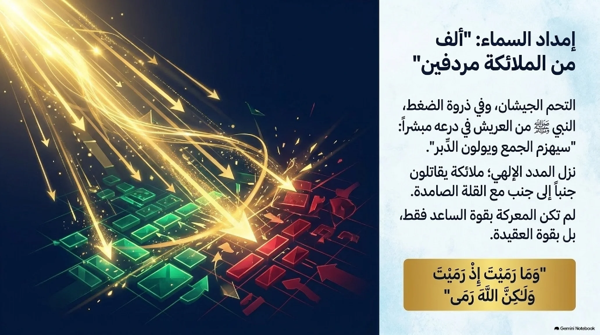 13- غزوة بدر الكبرى: يوم الفرقان وأول انتصار عسكري واستراتيجي للإسلام - شريحة 9
