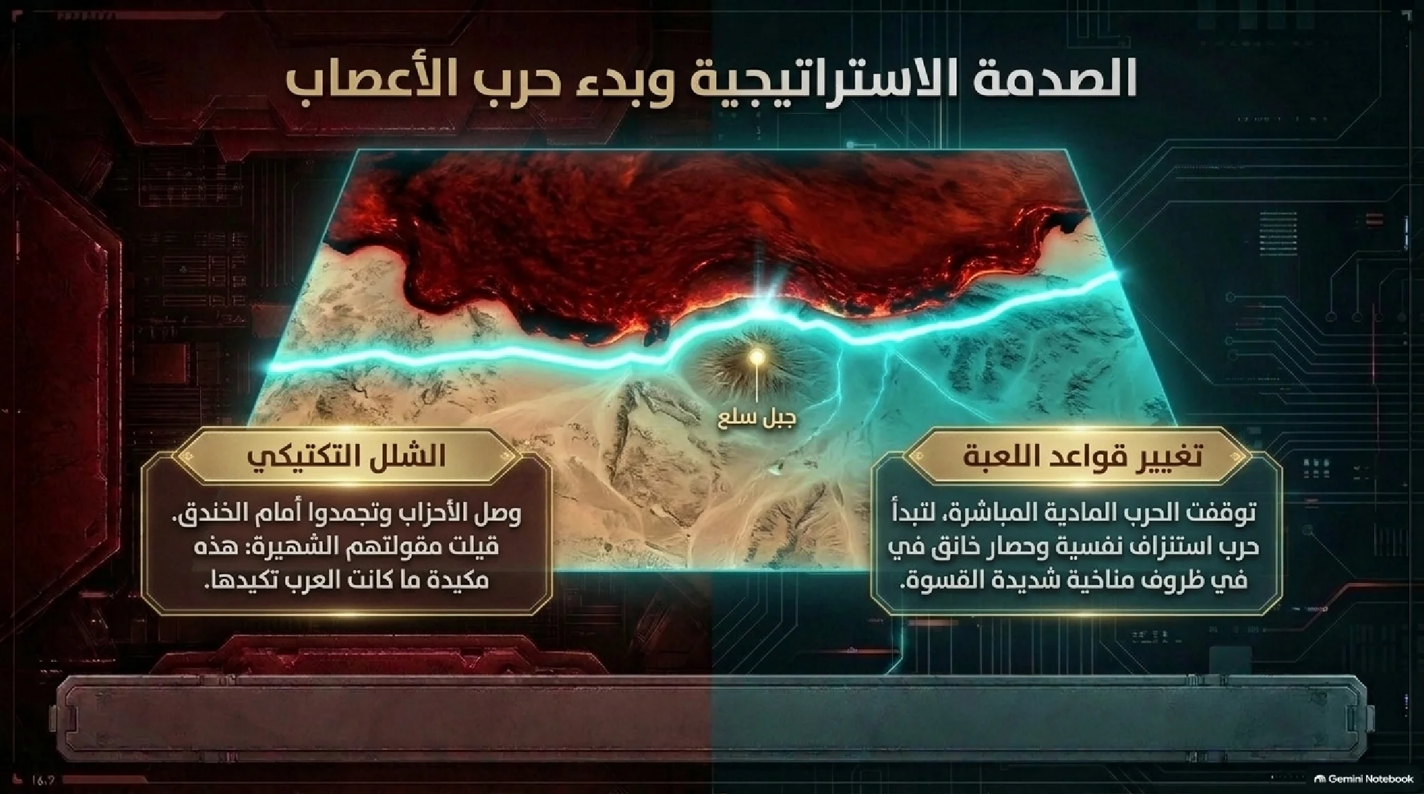 17- غزوة الخندق (الأحزاب): الإستراتيجية العسكرية، عبقرية التحصين، وكسر الحصار - شريحة 8