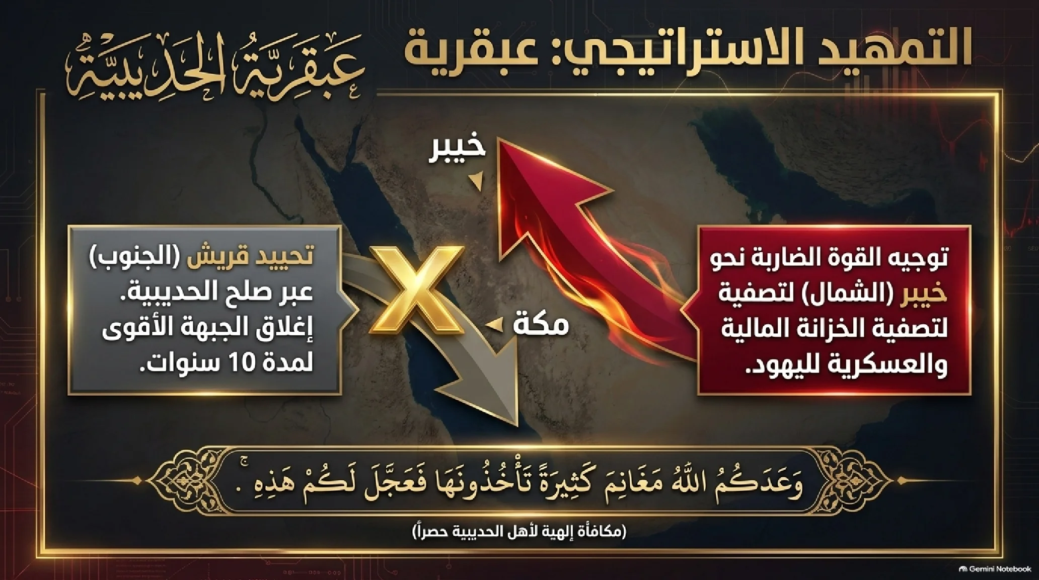 21- غزوة خيبر: تصفية الوجود العسكري للغدر وميلاد التوازن الاقتصادي - شريحة 3