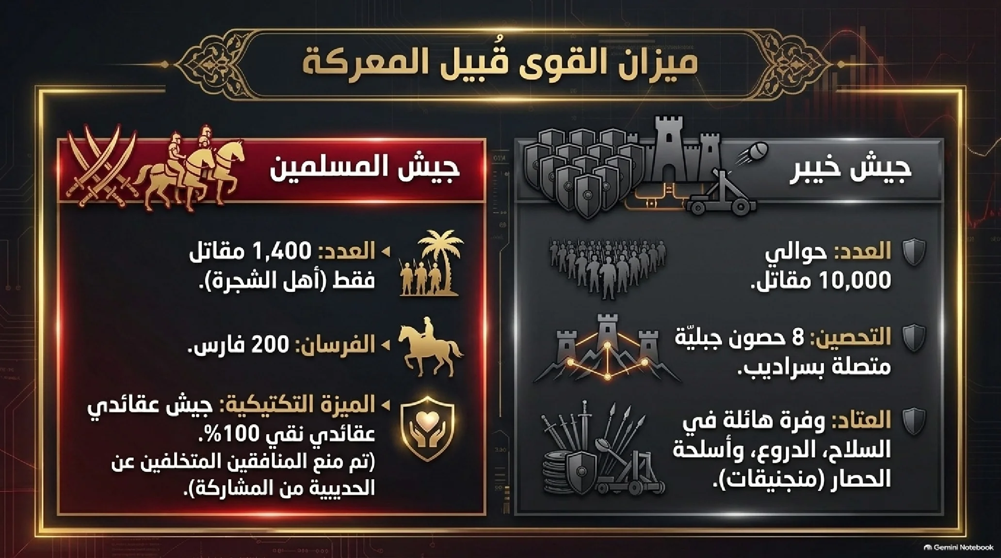 21- غزوة خيبر: تصفية الوجود العسكري للغدر وميلاد التوازن الاقتصادي - شريحة 4