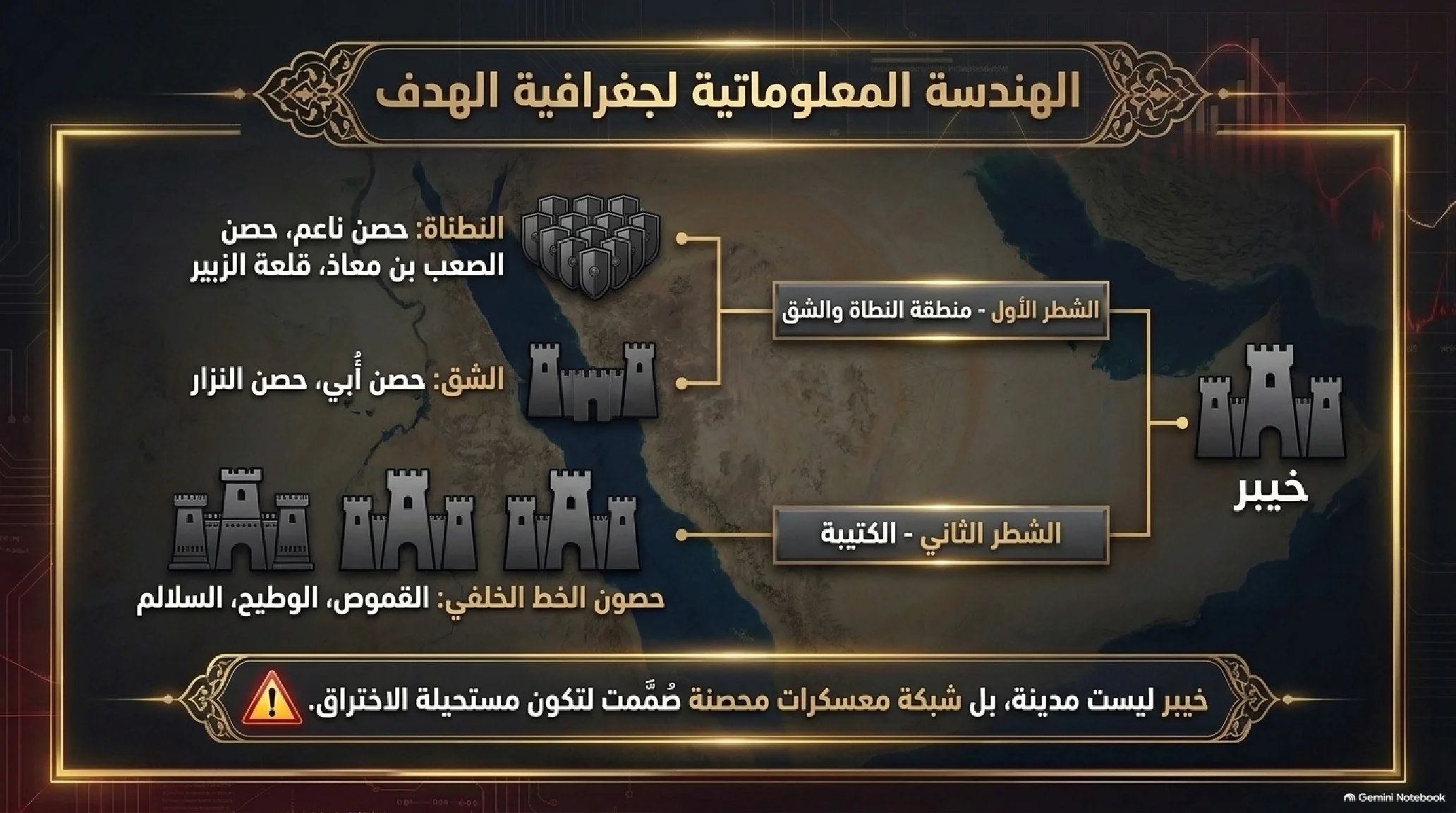 21- غزوة خيبر: تصفية الوجود العسكري للغدر وميلاد التوازن الاقتصادي - شريحة 5