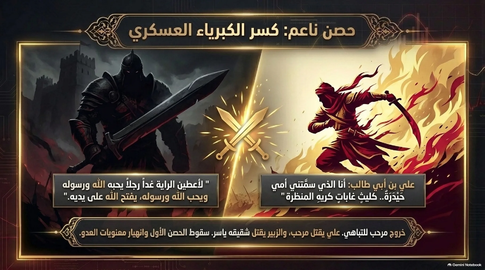 21- غزوة خيبر: تصفية الوجود العسكري للغدر وميلاد التوازن الاقتصادي - شريحة 7
