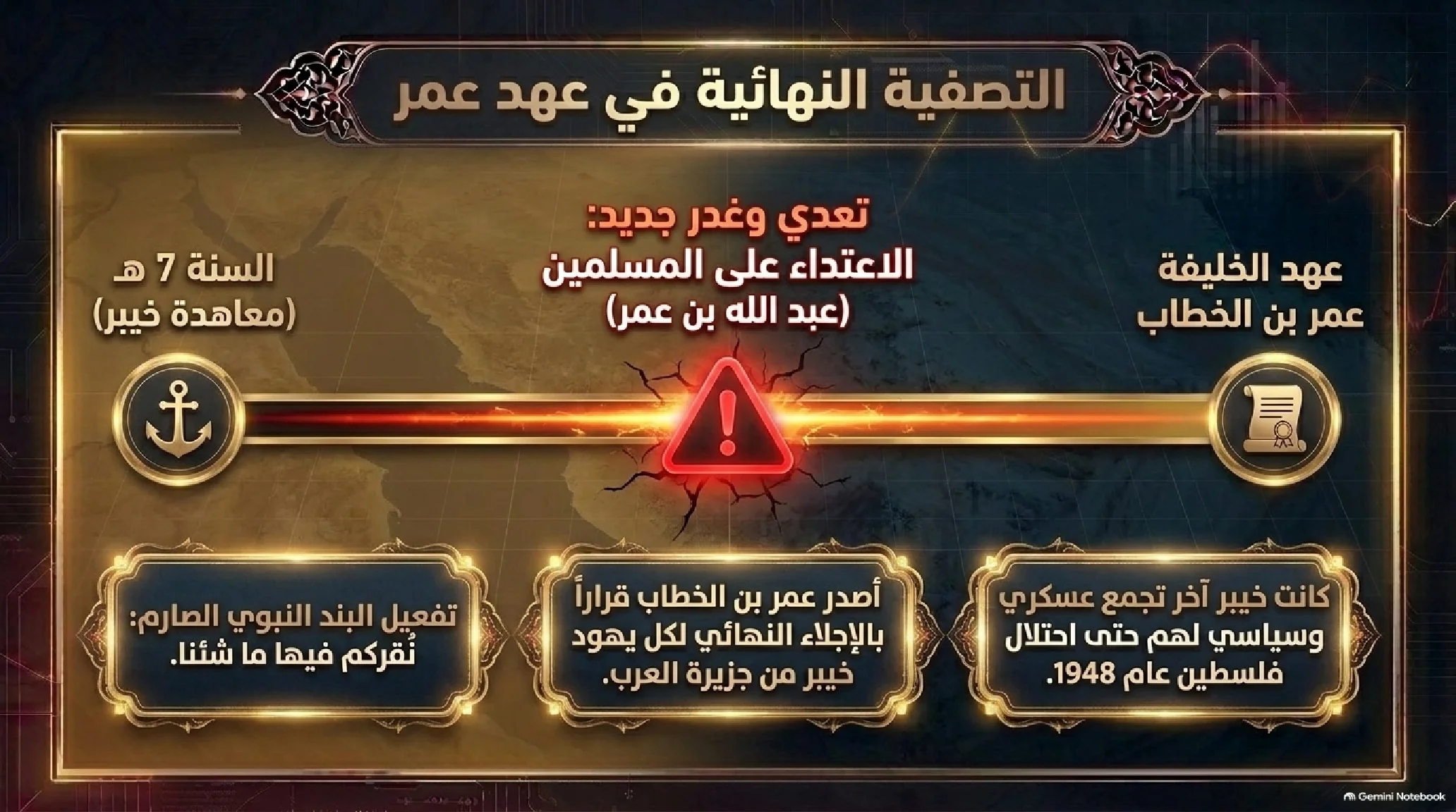 21- غزوة خيبر: تصفية الوجود العسكري للغدر وميلاد التوازن الاقتصادي - شريحة 14
