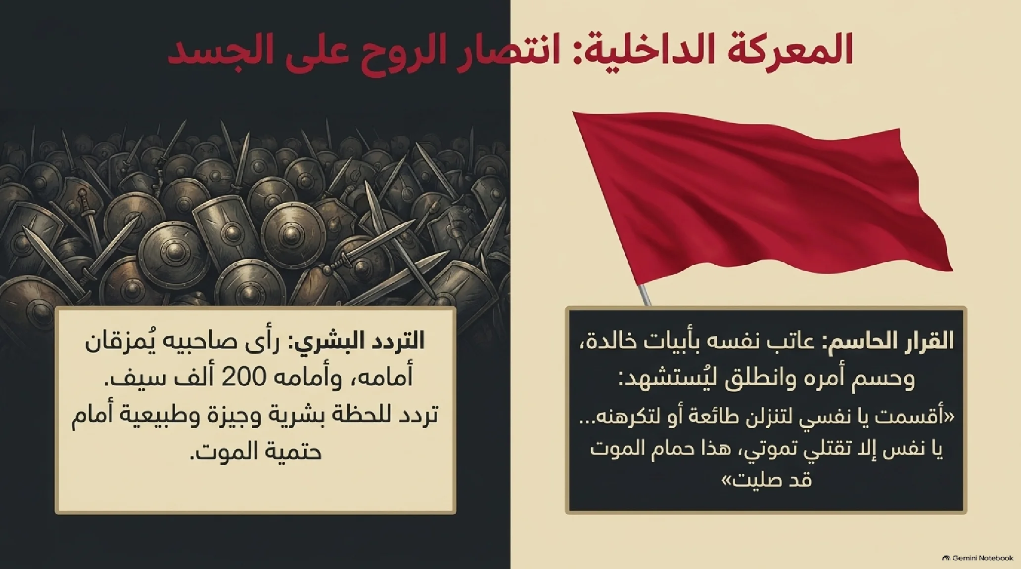 22- غزوة مؤتة: الصدام العسكري الأول مع جبروت الروم وعبقرية خالد بن الوليد - شريحة 9