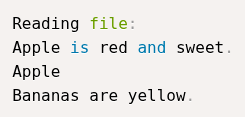 This program generates the output: