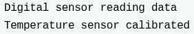 This code generates the output: