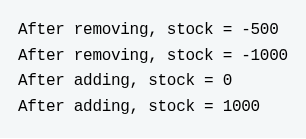It may generate the output as: