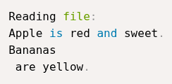 This program generates the output: