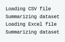 It generates the output: