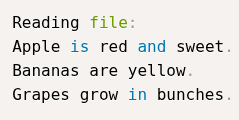 This program generates the output:
