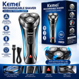 Kemei KM-2806 – ماكينة حلاقة كهربائية قابلة للشحن 1