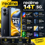 هاتف ريلمي 14T 5G بسعة 256 جيجابايت وذاكرة 12 جيجابايت RAM – أداء قوي وبطارية 6000mAh 1