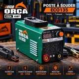 ماكينة لحام ORCA 135 أمبير IGBT عالية الأداء 1