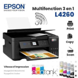 طابعة إبسون EcoTank L4260 متعددة الوظائف A4 بخزانات حبر وواي فاي وطباعة مزدوجة تلقائية 1