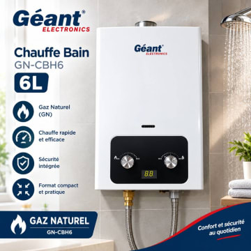 سخان ماء غازي GÉANT سعة 6 لتر GN-CBH6