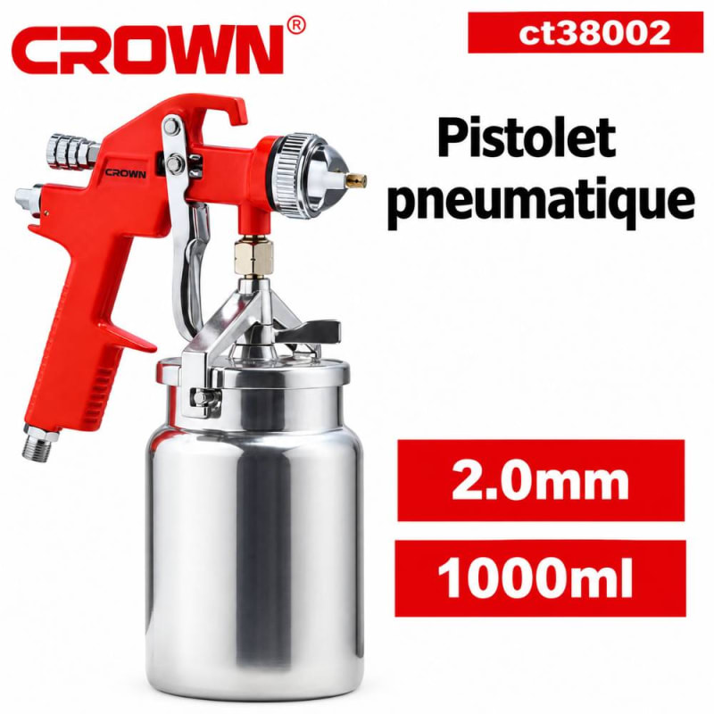 مسدس رش الطلاء الهوائي CROWN CT38002