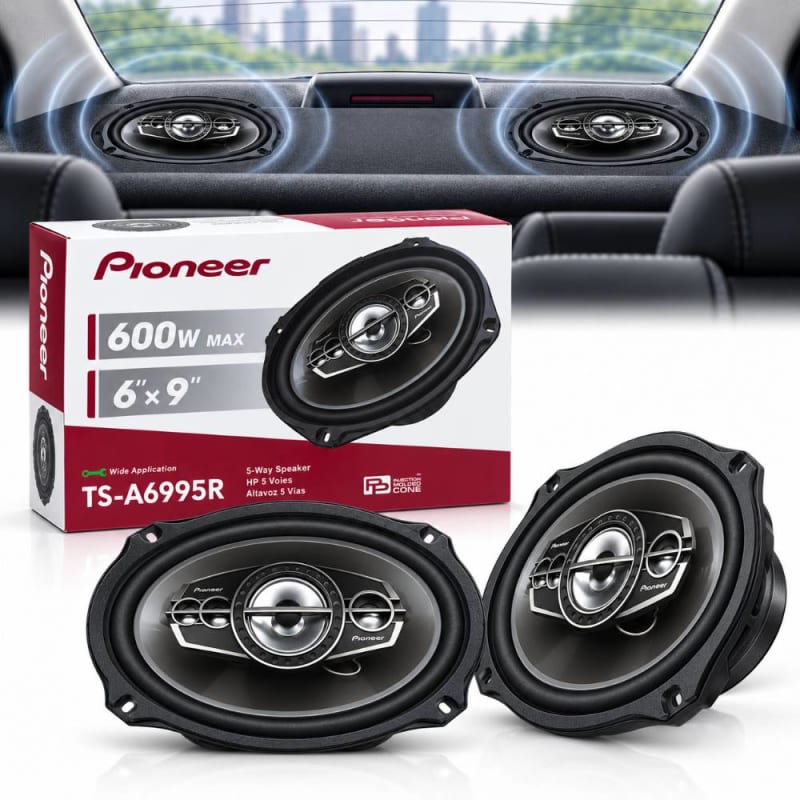 سماعات سيارة بايونير Pioneer TS-A6995R مقاس 6×9 بوصة بقوة 600 واط