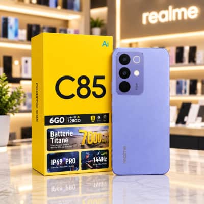 هاتف ريلمي C85 سعة 128 جيجابايت وذاكرة 6 جيجابايت RAM