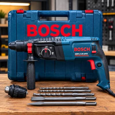مثقاب مطرقي BOSCH 800 واط
