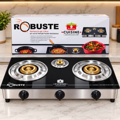 موقد غاز 3 عيون – Robuste Cuisine