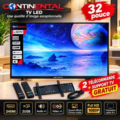 تلفاز كونتيننتال 32 بوصة Full HD عادي – جودة صورة واضحة وتصميم أنيق
