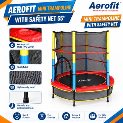 ترامبولين أطفال مع شبكة حماية – My First Trampoline & Enclosure