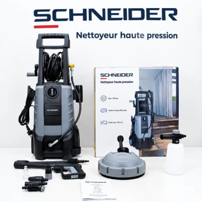 منظف ضغط عالي SCHNEIDER بقوة 2200 واط وضغط 165 بار