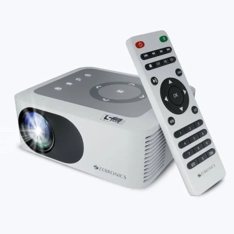 Zebronics PIXAPLAY 51 Projector 2400 Lumens