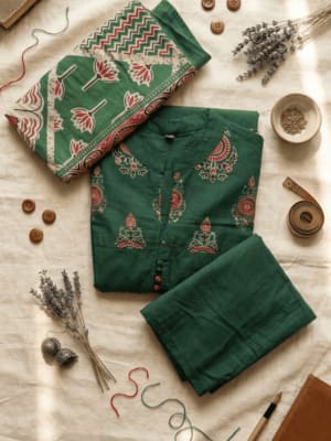 Emerald Bloom 3-Piece Set