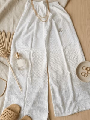 White Palazzo Pants