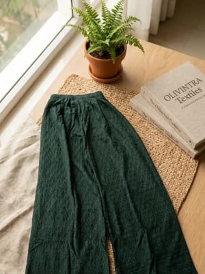 Deep Green Palazzo Pants