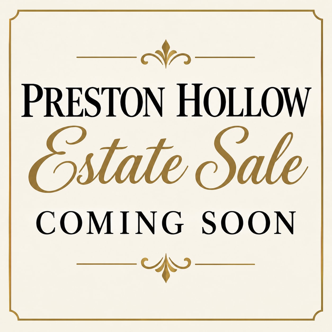 Preston Hollow Estate Sale