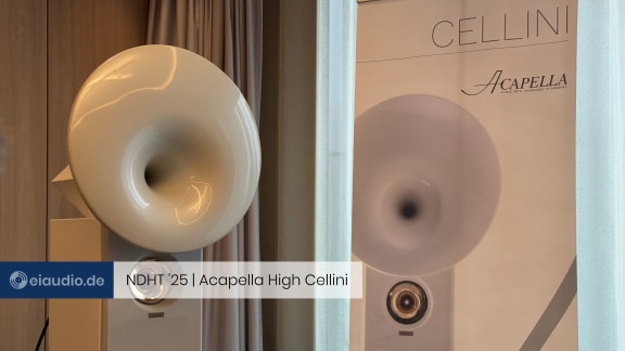 Norddeutsche HiFi-Tage 2025 Acapella High Cellini Lautsprecher