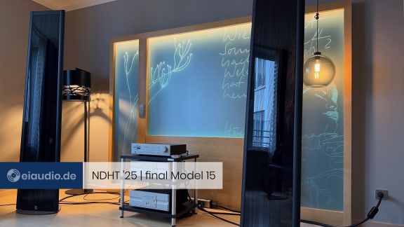 Norddeutsche HiFi-Tage 2025 final Model 15 Lautsprecher