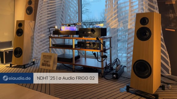 Norddeutsche HiFi-Tage 2025 ø Audio FRIGG 02 Lautsprecher