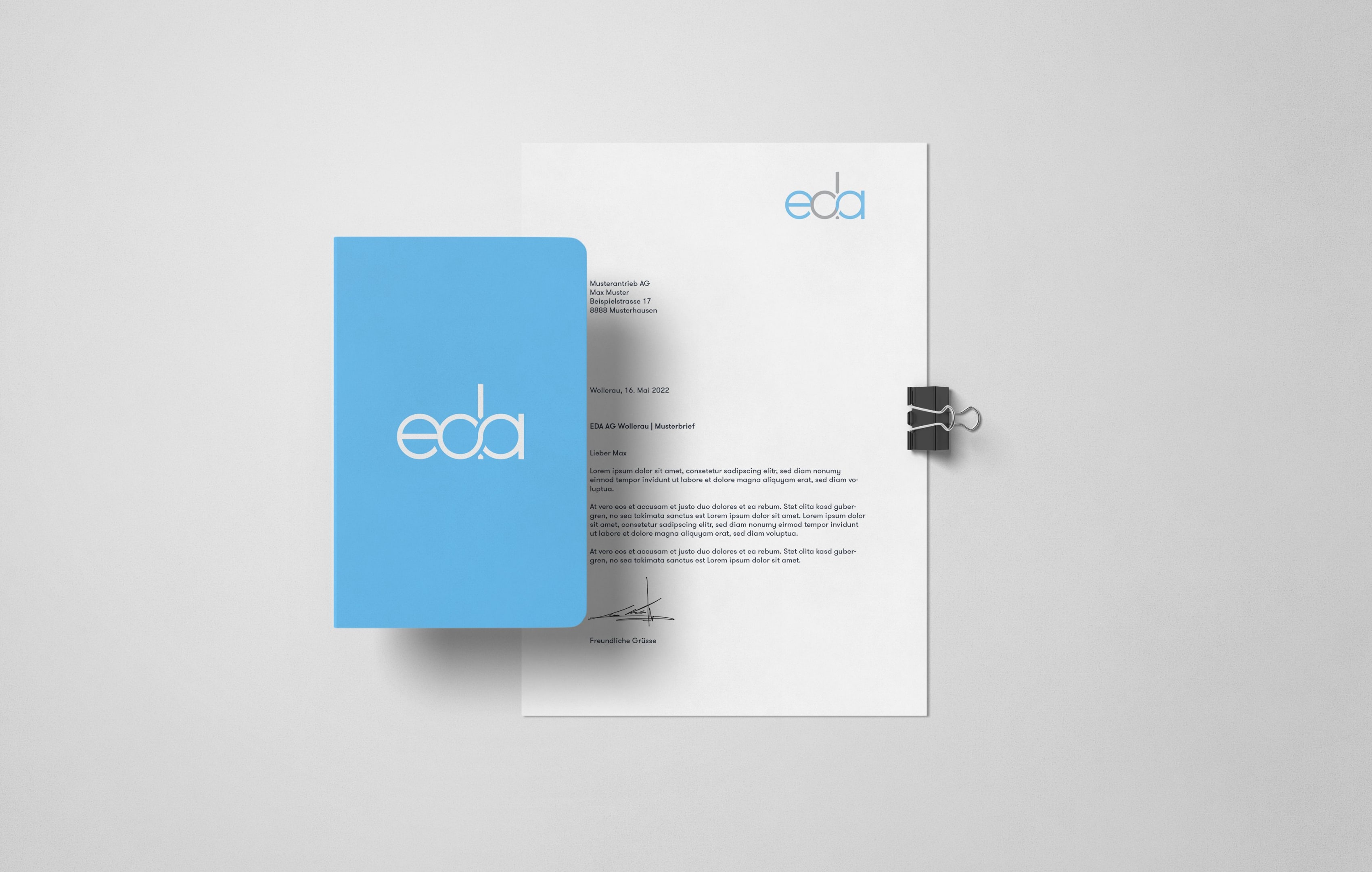 Design von eda AG Printmedien